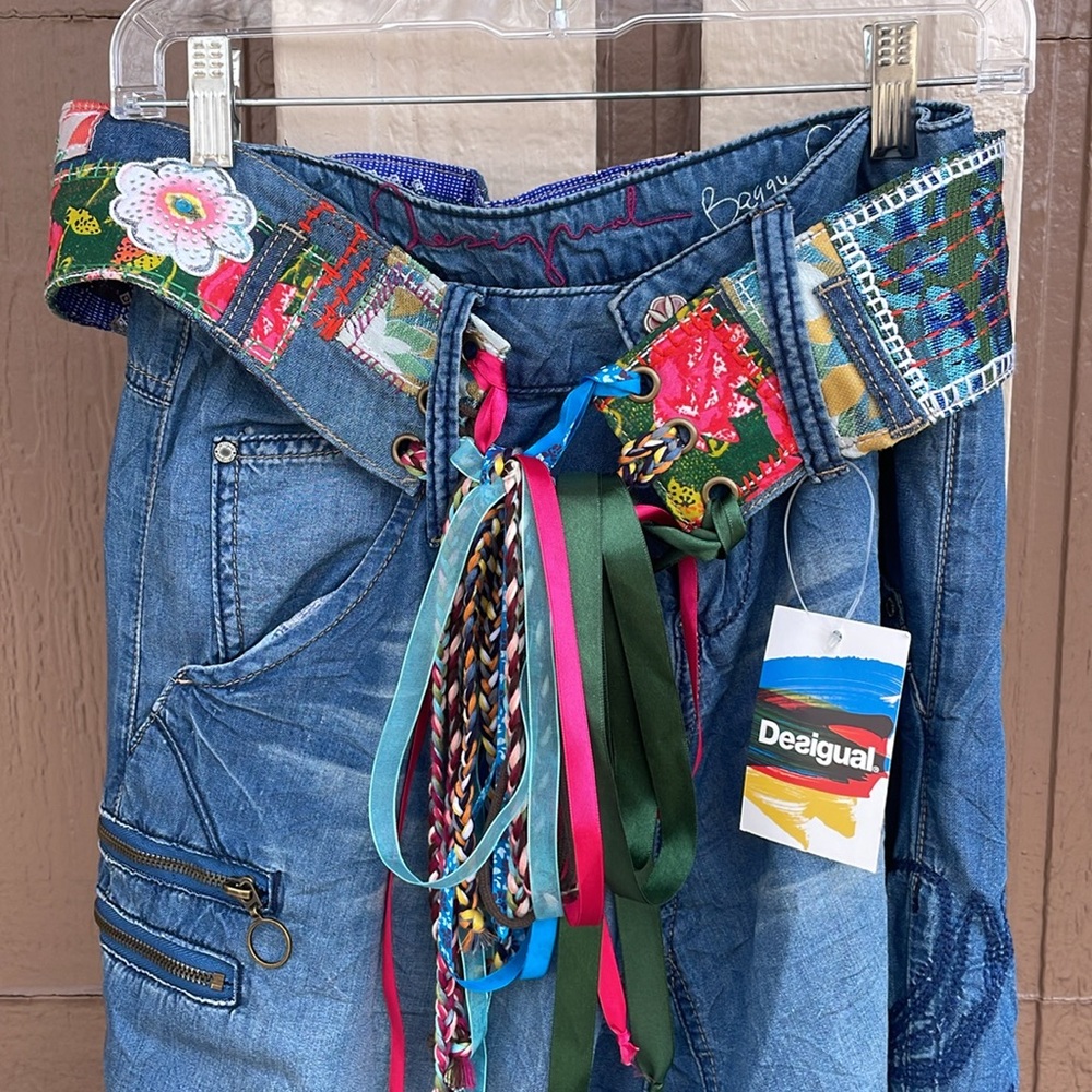 🌺🌸Desigual NWT Boho Harem Pants🌼🌷 - Picture 2 of 12